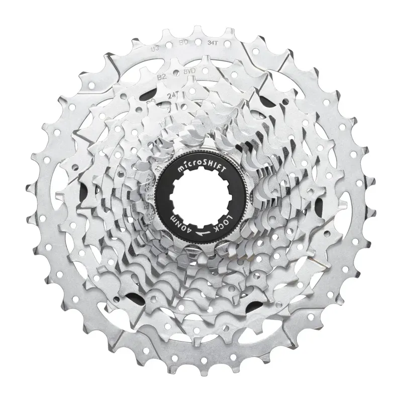 Microshift H11 11 Speed Cassette 11-34T in Silver