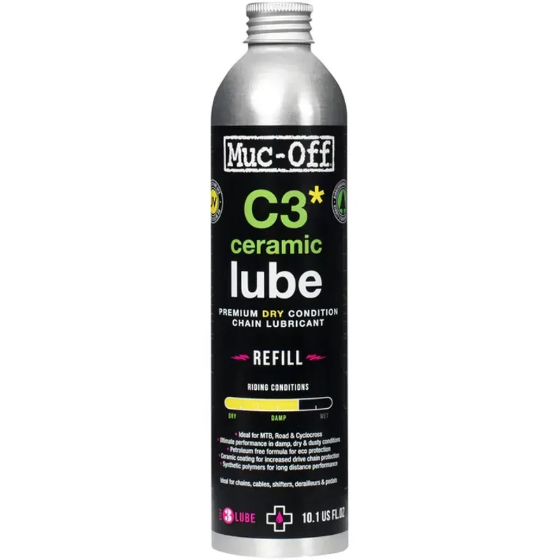 Muc-Off C-3 300ml Dry Ceramic Lube in Black