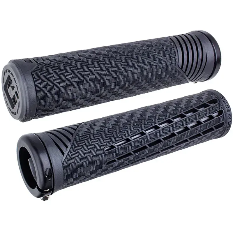 Odi CF V2.1 Lock-on MTB Grips in Pearl Black Gray/ Black