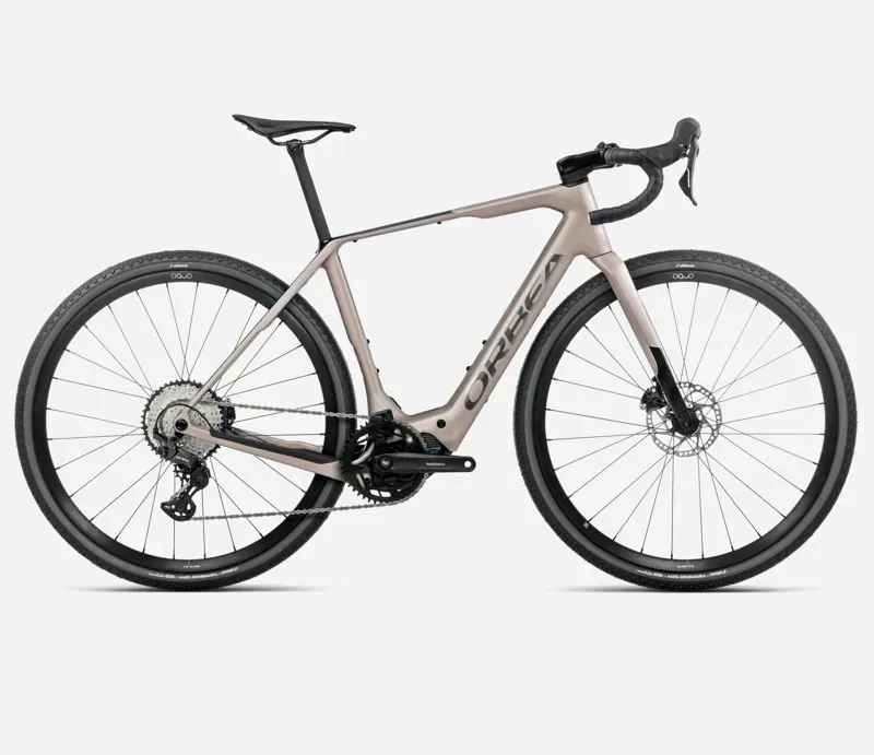 Orbea Denna M30 20mph Road Bike in Matt Nickel/Raw Carbon