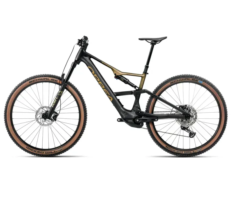 Orbea Rise SL H30 20mph E-MTB in Diamond Black/Splash Olive Green Matt-1
