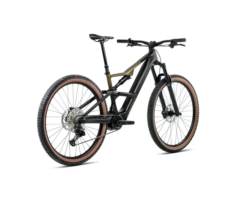 Orbea Rise SL H30 20mph E-MTB in Diamond Black/Splash Olive Green Matt-3