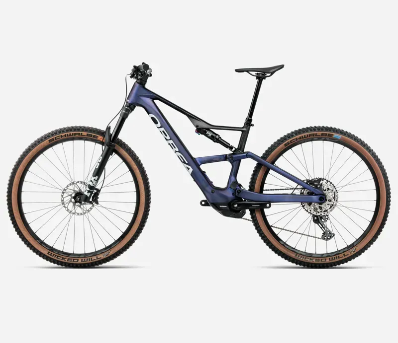 Orbea Rise SL M20 20mph E-MTB In Tanzanite Carbon View/Carbon Raw Matt-1