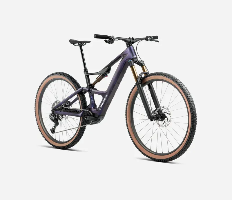 Orbea Rise SL M20 20mph E-MTB In Tanzanite Carbon View/Carbon Raw Matt-2