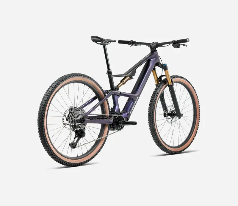 Orbea Rise SL M20 20mph E-MTB In Tanzanite Carbon View/Carbon Raw Matt-3