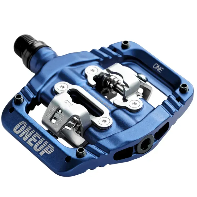 Oneup Components Cr-Mo 9/16-inch MTB Platform Pedals in Dark Blue