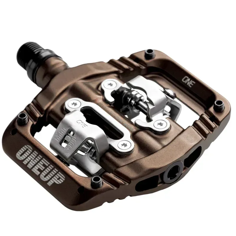 Oneup Components Cr-Mo 9/16-inch MTB Platform Pedals in Bronze