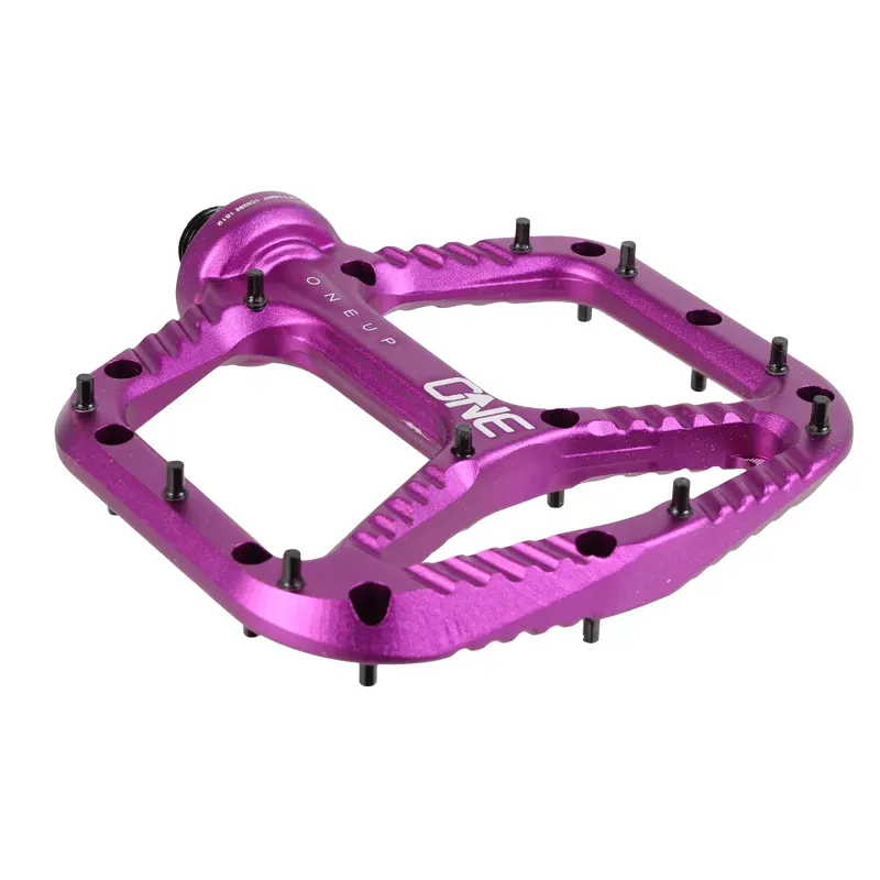 OneUp Components 9/16-inch Aluminum Platform Pedals in Purple