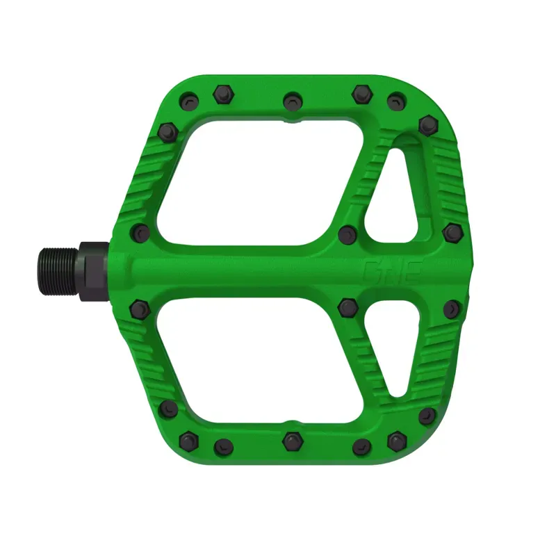 OneUp Components 9/16-inch Comp Platform Pedals in Green