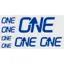 OneUp Components Riser Bar Decal Kit in Blue