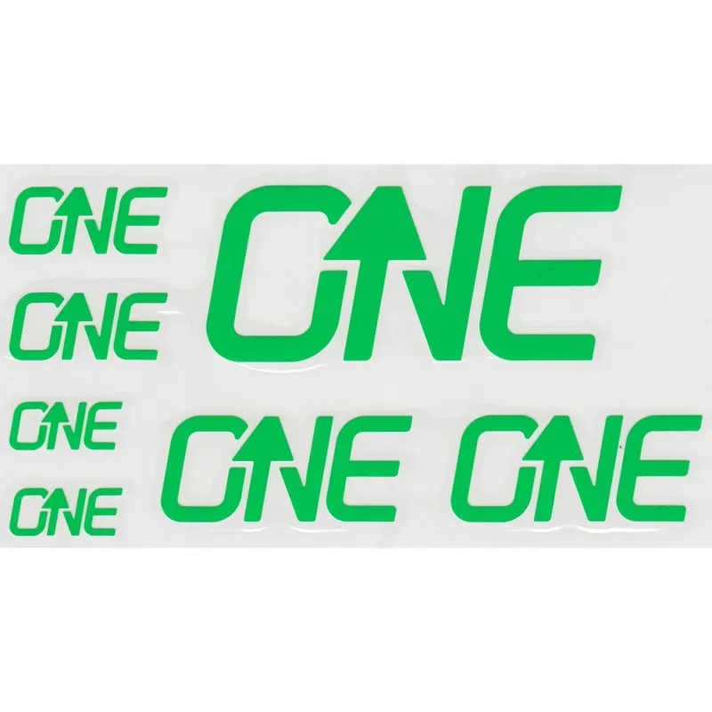 OneUp Components Riser Bar Decal Kit in Green