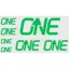 OneUp Components Riser Bar Decal Kit in Green