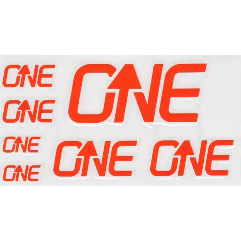 OneUp Components Riser Bar Decal Kit in Orange