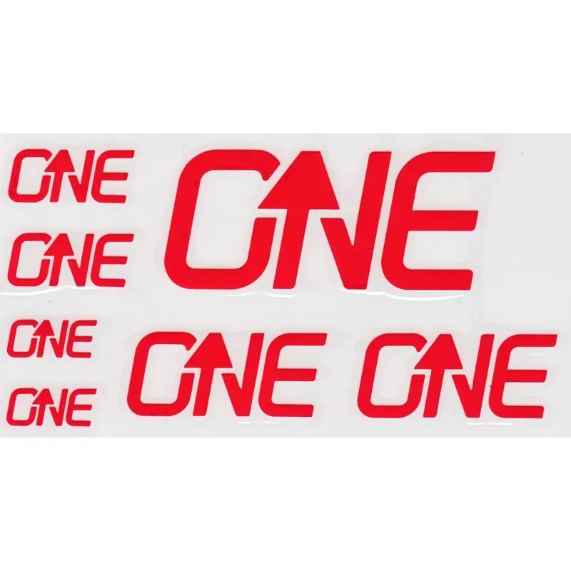 OneUp Components Riser Bar Decal Kit in Red