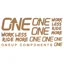 OneUp Components Riser Bar Decal Kit in Bronze