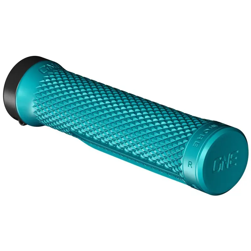 OneUp Components Lock-On MTB Grips in Turquoise