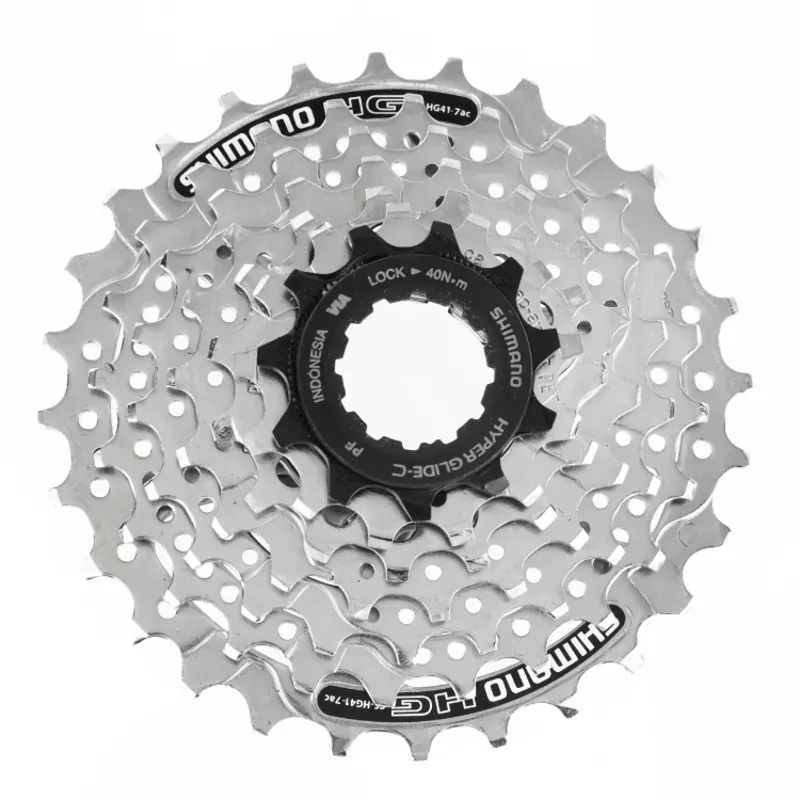 Shimano CS-HG41 Cassette - 8-Speed 11-30t Silver