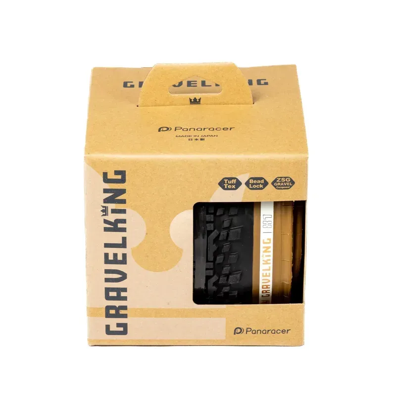 Panaracer GravelKing SK Tire - 26 X 2.10 Tubeless Folding Black/ Brown Black/Brown 26 x 2.10-3