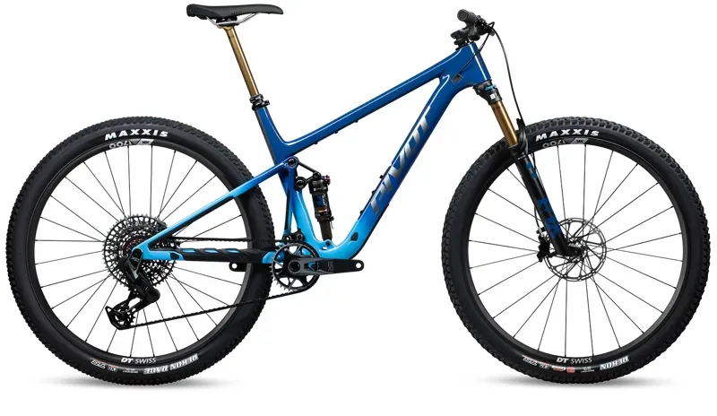 Pivot Mach 4 SL Pro X0 Eagle Trans XC Mountain Bike in Blue Stellar Fade