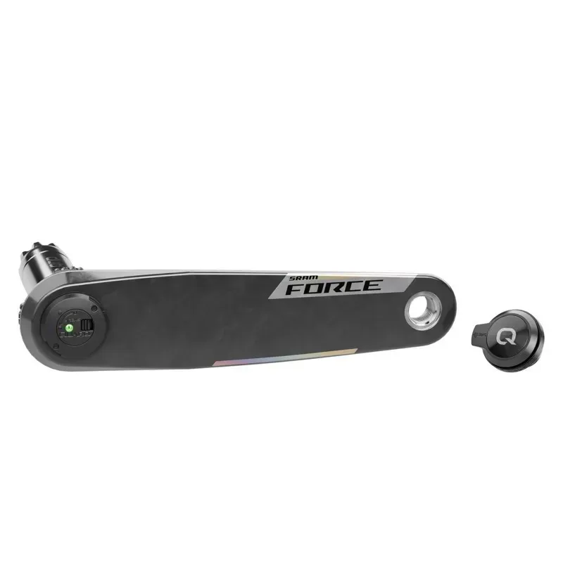 SRAM Force AXS Wide Left Crank Arm And Power Meter Spindle Assembly - 175mm 12/13-Speed DUB PM Spindle Carbon E1 Carbon-2