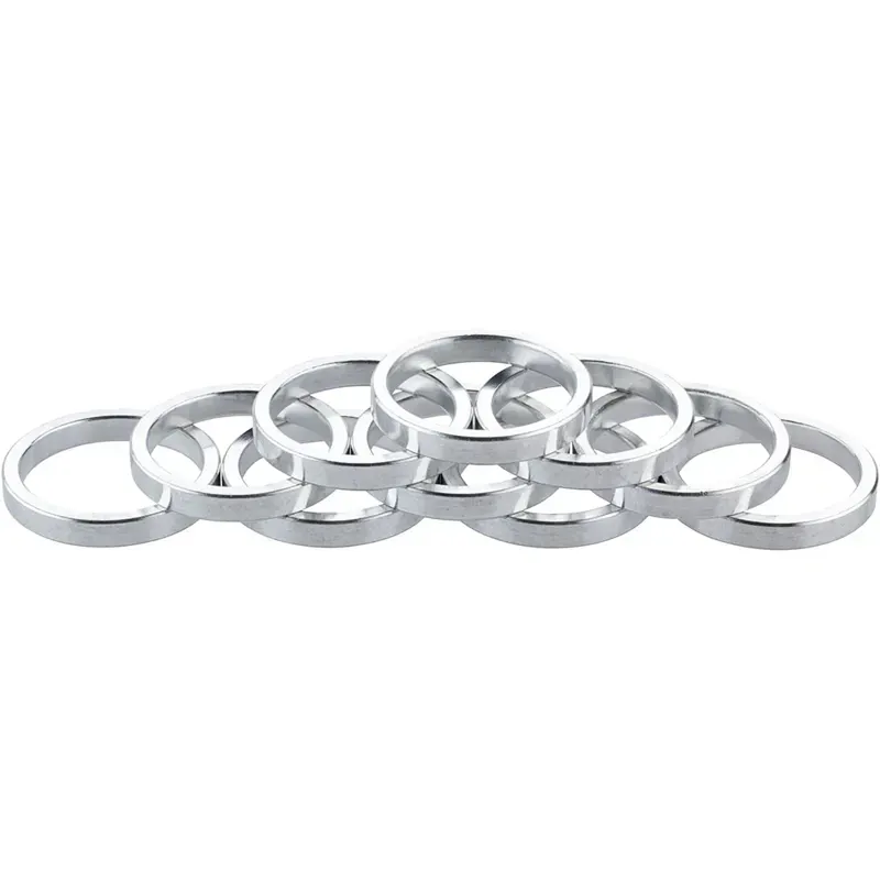 Problem Solvers 28.6 5mm Aluminum Headset Spacer in Silver