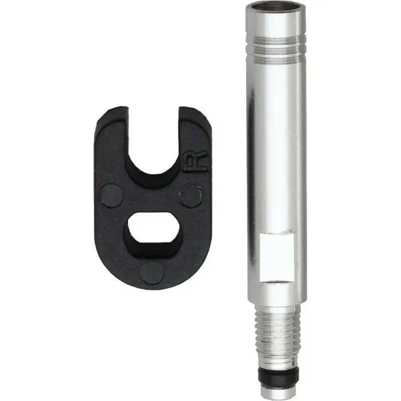 Problem Solvers 30mm Removable Core Presta Valve Extender in Silver