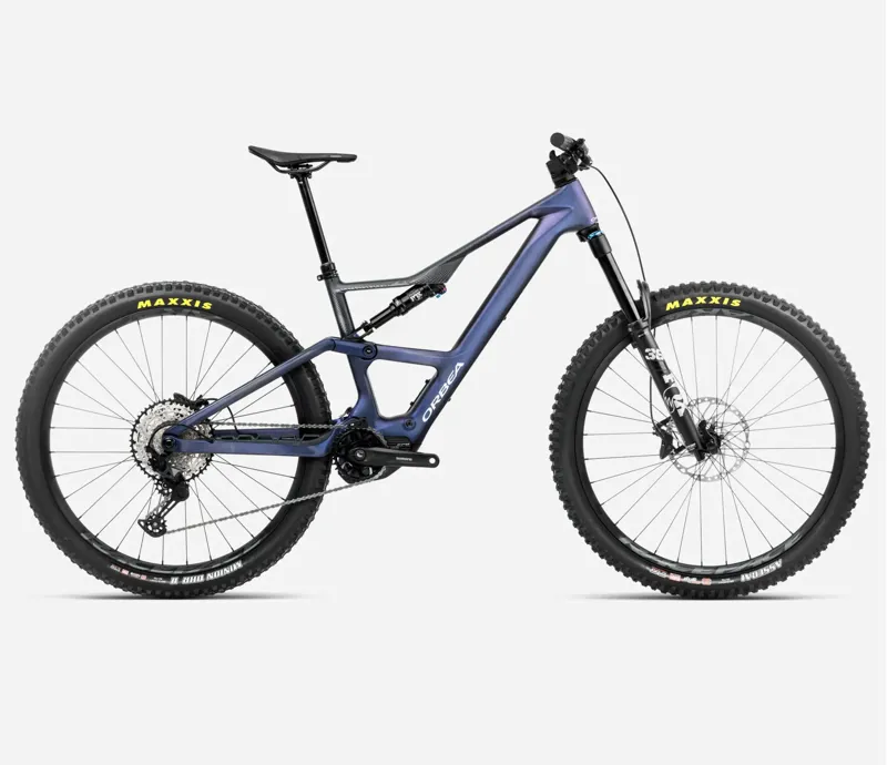 Orbea Rise LT M20 630W 20mph Tanzanite Carbon View - Carbon Raw Matt