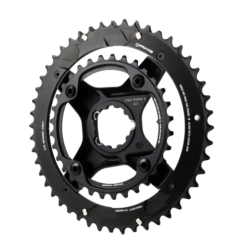 Praxis Works LevaTime II X-Kit 48/32-tooth Spider/Chainring in Black