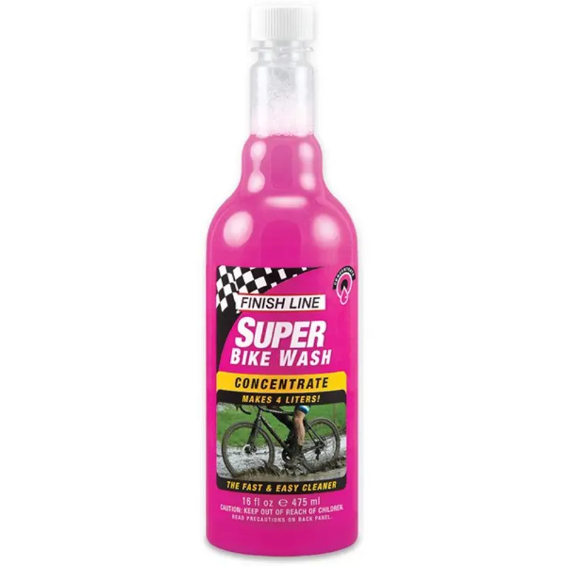 Finish Line Super Bike Wash Cleaner Concentrate 16oz (Makes 1 Gallon)