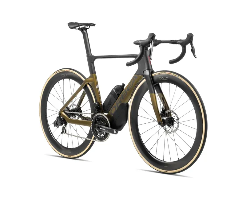 Orbea Orca Aero m30ltd Road Bike In Olive Green/Carbon Raw-1