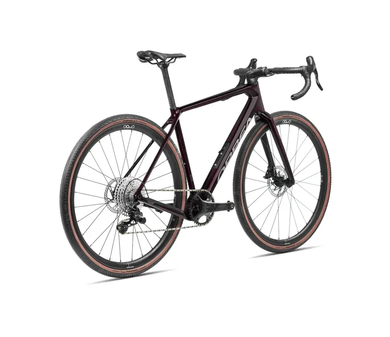 Orbea Terra M41eTeam 1x Gravel Bike In Wine Red Carbon-2