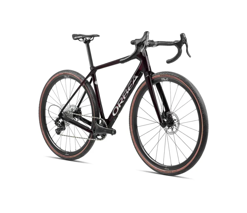 Orbea Terra M41eTeam 1x Gravel Bike In Wine Red Carbon-1