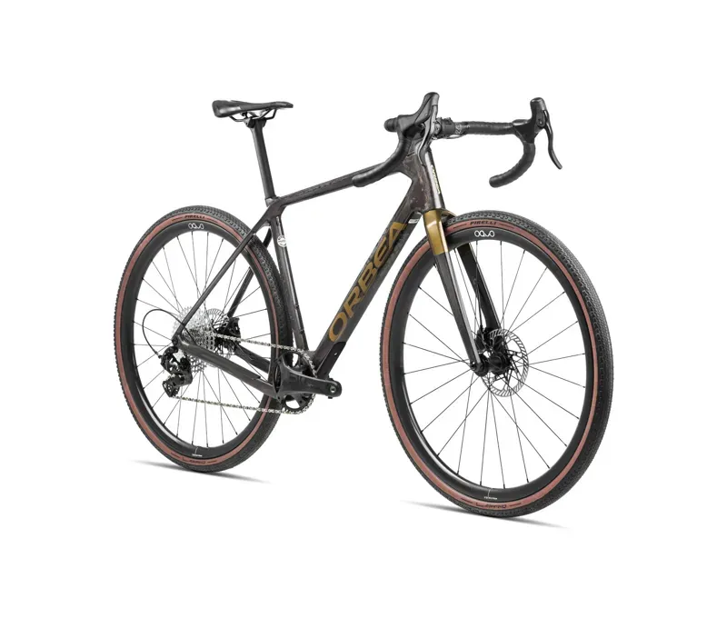 Orbea Terra M41eTeam 1x Gravel Bike In Cosmic Carbon/Metallic Olive-1