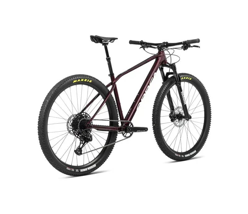Orbea Alma H30 Hardtail Mountain Bike in Metallic Dark Red/Chic White-2