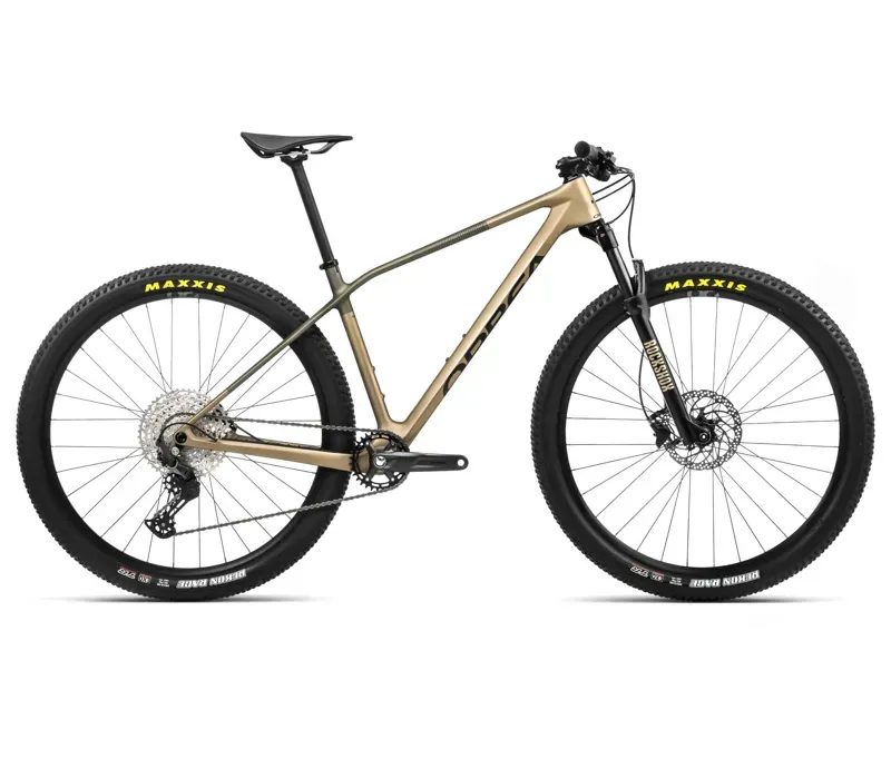 Orbea Alma M50 Mountain Bike In Baobab Brown/Green Gold