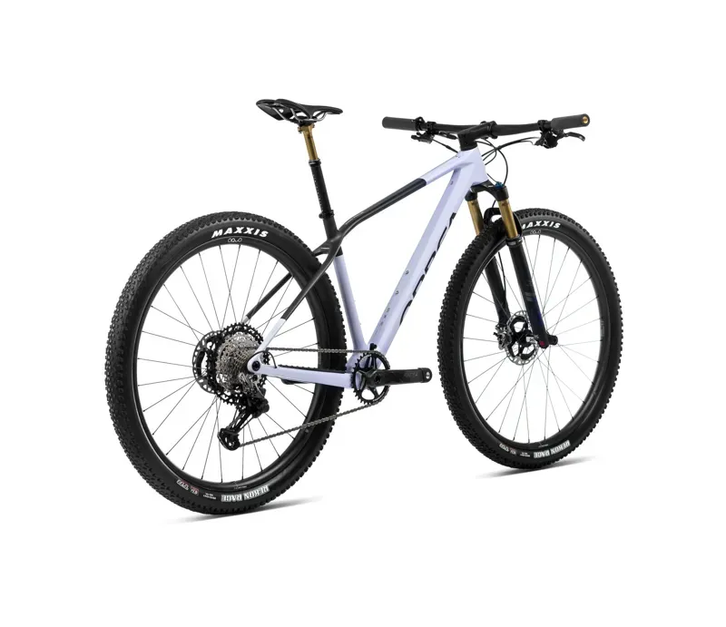 Orbea Alma M-Elite Mountain Bike In Digital Lavender/Carbon Raw-2