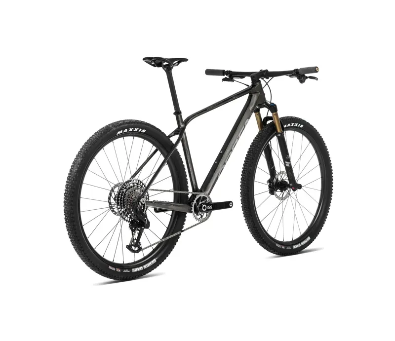 Orbea Alma M-Elite Mountain Bike In Infinity Green Carbon View/Titanium Matt-1