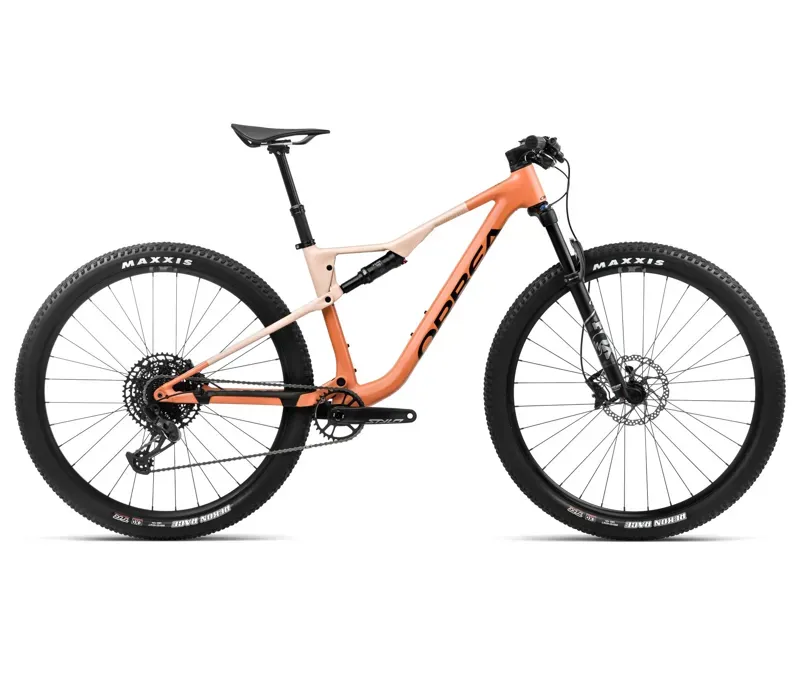 Orbea Oiz H20 Mountain Bike In Apricot Orange/Limestone Beige