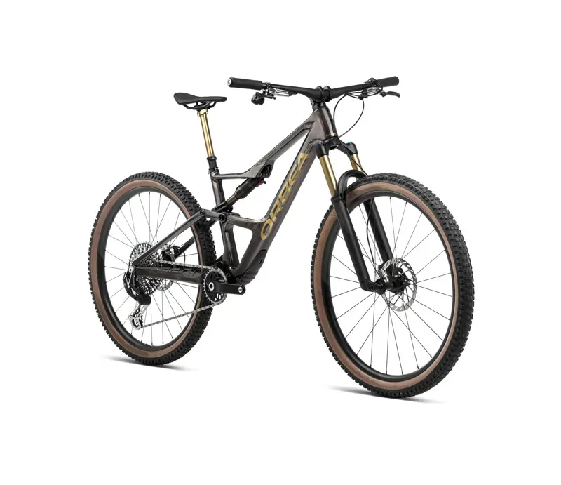 Orbea Occam Lt M30 Mountain Bike In Cosmic Carbon/Metallic Olive Green-1