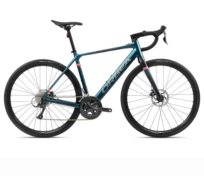 Orbea Gain D50 20mph E-Road Bike In Borealis Blue Gloss/Black Matt
