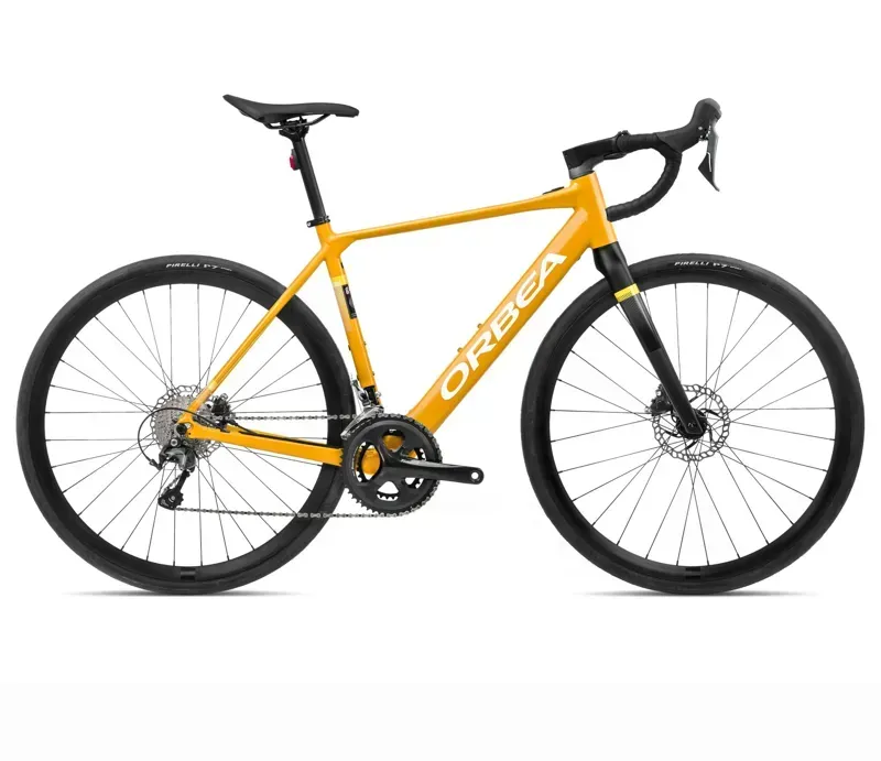 Orbea Gain D40 20mph E-Road Bike In Mango Gloss/Black Matt