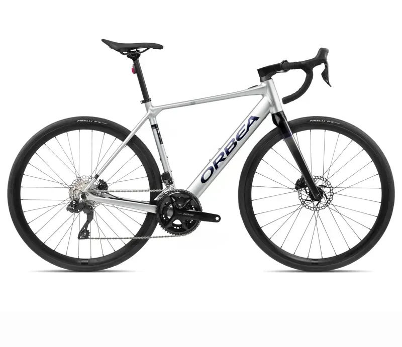 Orbea Gain D30i 20mph E-Road Bike In Metallic Silver Matt/Black Gloss