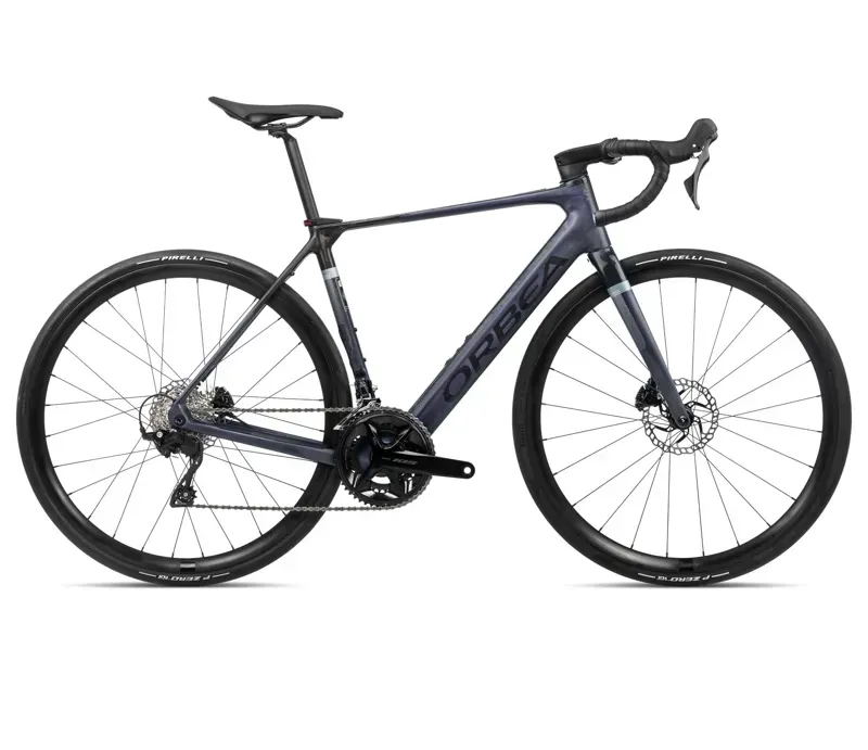 Orbea Gain M30 20mph E-Road Bike In Tanzanite Carbon View Matt/Carbon Raw Gloss