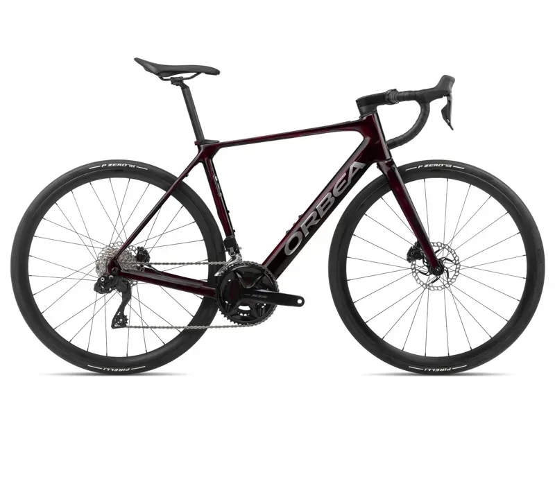 Orbea Gain M30i 20mph E-Road Bike In Wine Red Carbon View/Titanium Gloss