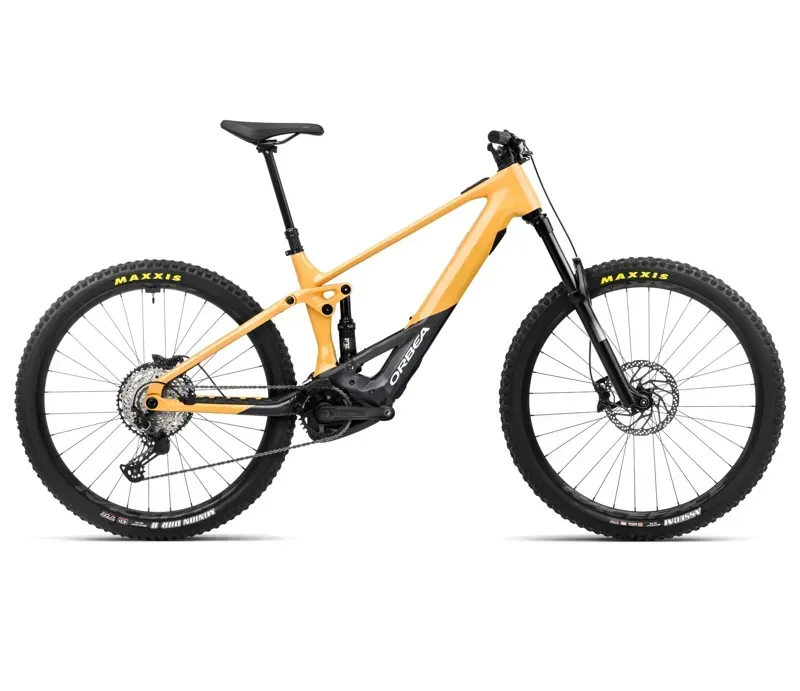 Orbea Wild H30 20mph E-Mountain Bike In Corn Yellow/Metallic Night Black Gloss