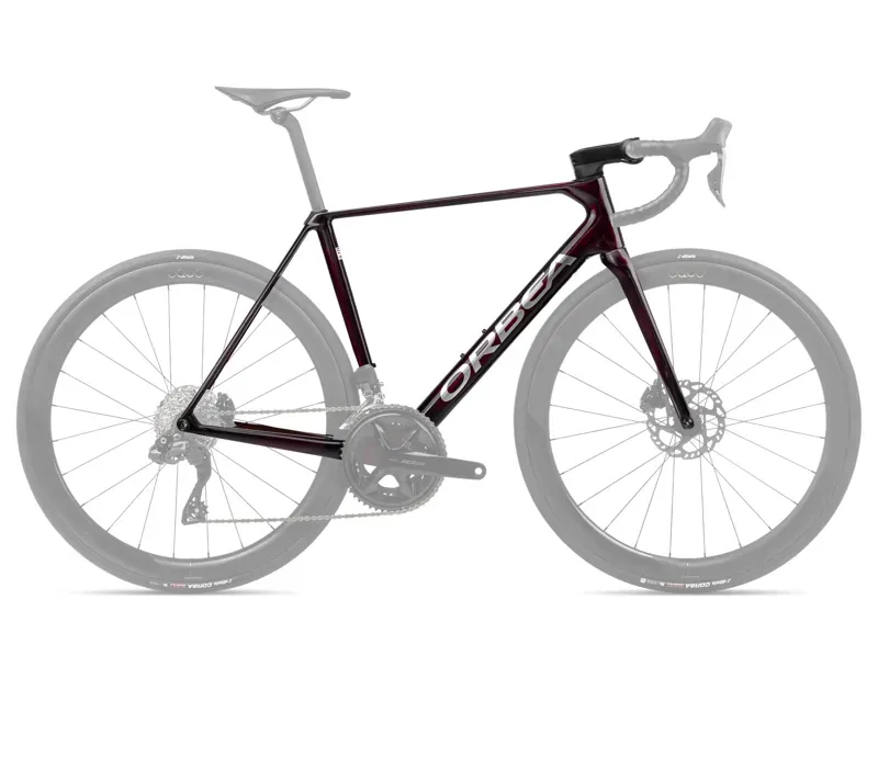 Orbea Orca Omr Road Bike Frameset in Wine Red/Titanium
