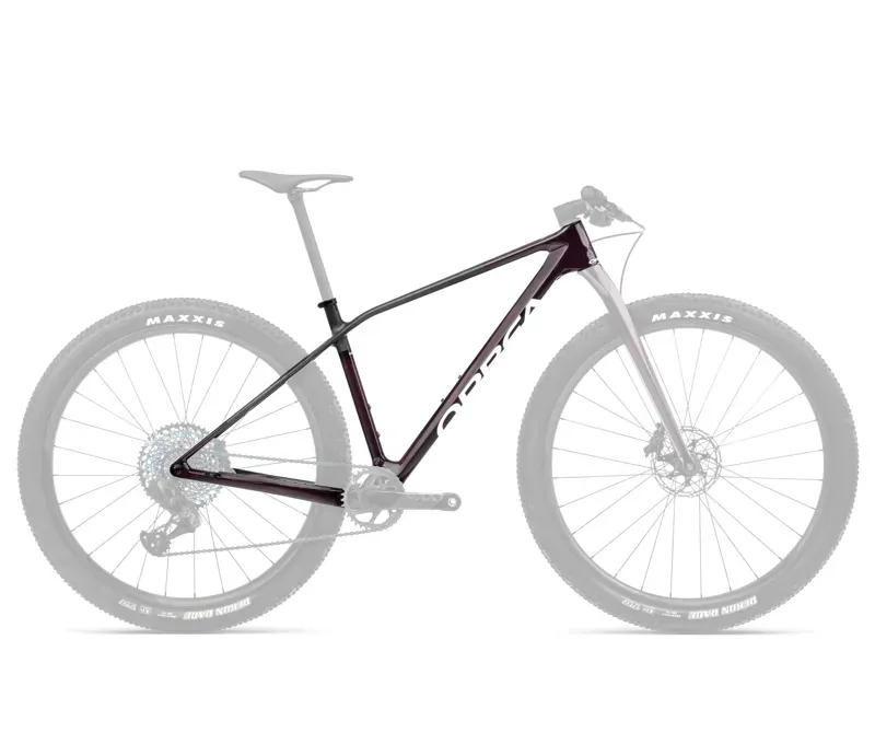 ORBEA ALMA OMX HARDTAIL MOUNTAIN BIKE IN WINE RED
