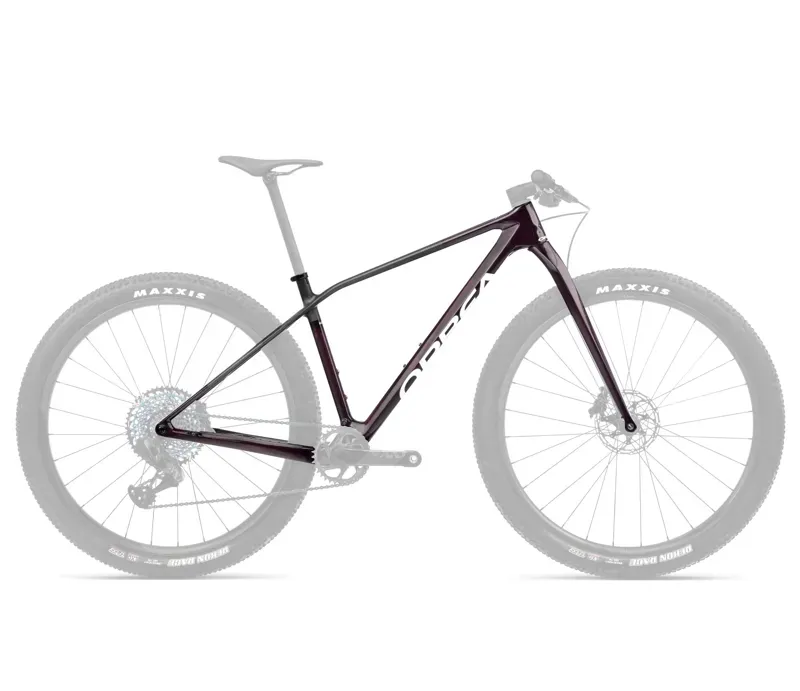 Orbea Alma Omx+Spirit Fork Mountain Bike Frame in Wine Red
