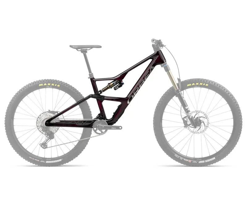 Orbea Occam Omr Lt+Fox X 2pos Mountain Bike Frameset in Wine Red/Titanium
