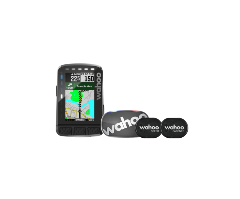 Wahoo ELEMNT ROAM V2 GPS Bicycle Computer Bundle in Black